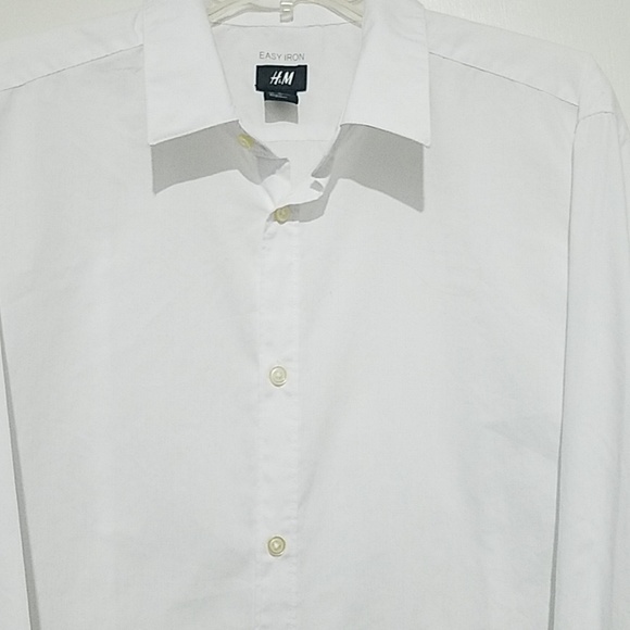 H&M Other - H&M White Button Down Looking Sleeve Dress Shirt